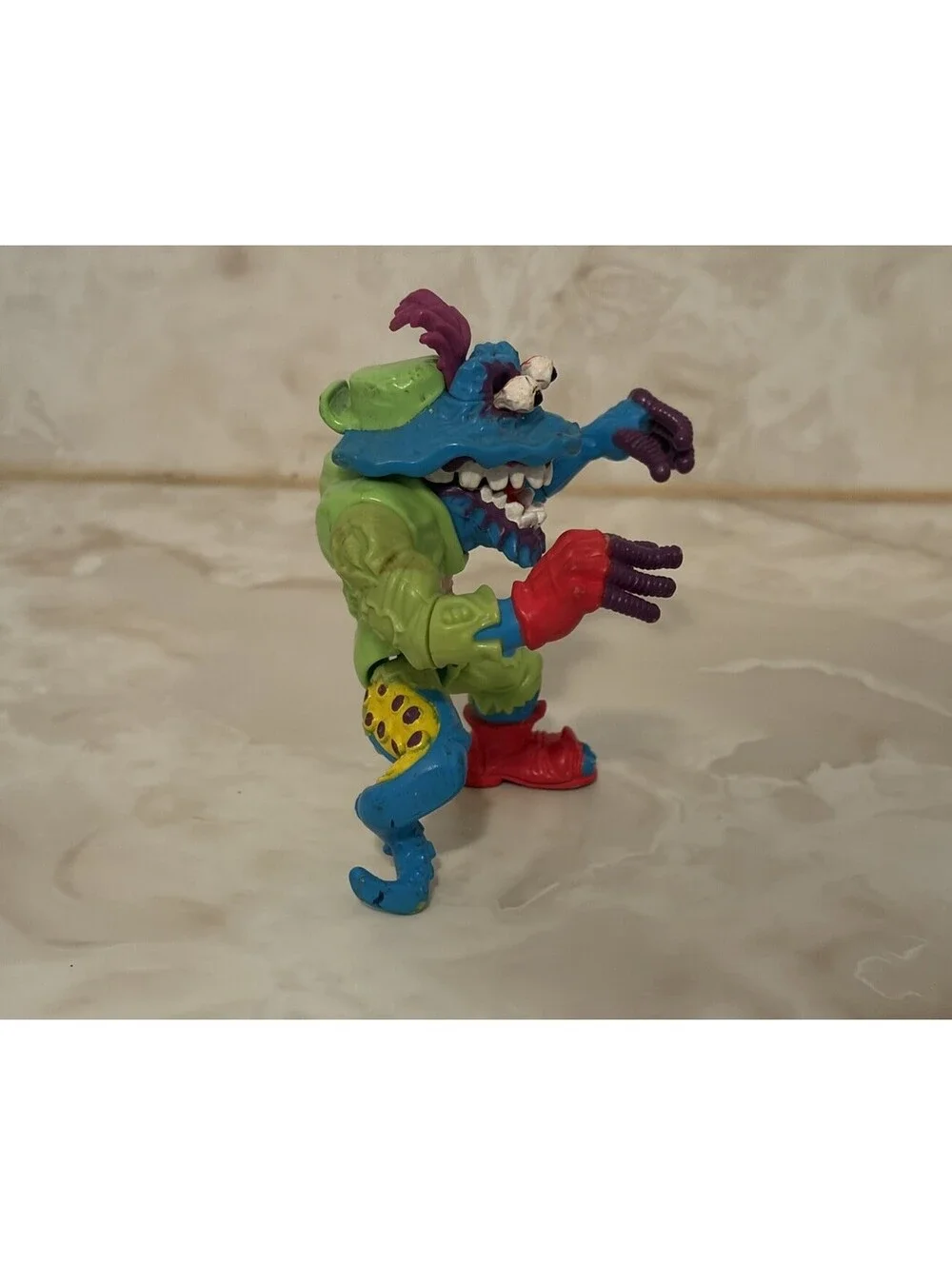 Vintage 1991 Teenage Mutant Ninja Turtles TMNT Wyrm Action Figure Playmates Toy
